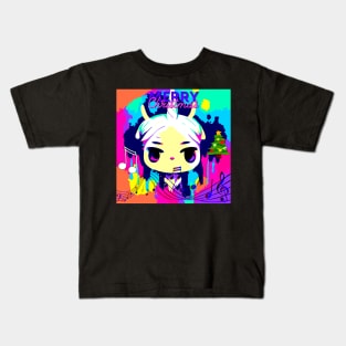 Christmas Unicorn Music Kids T-Shirt